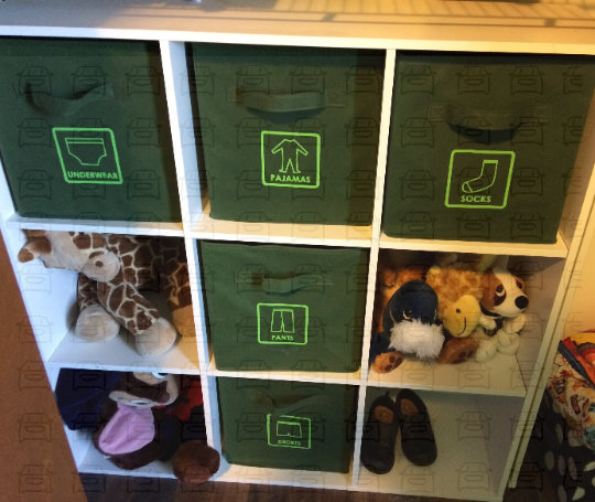 Cube Bin Labels SVG Files 4 Files 7 Total Designs Etsy