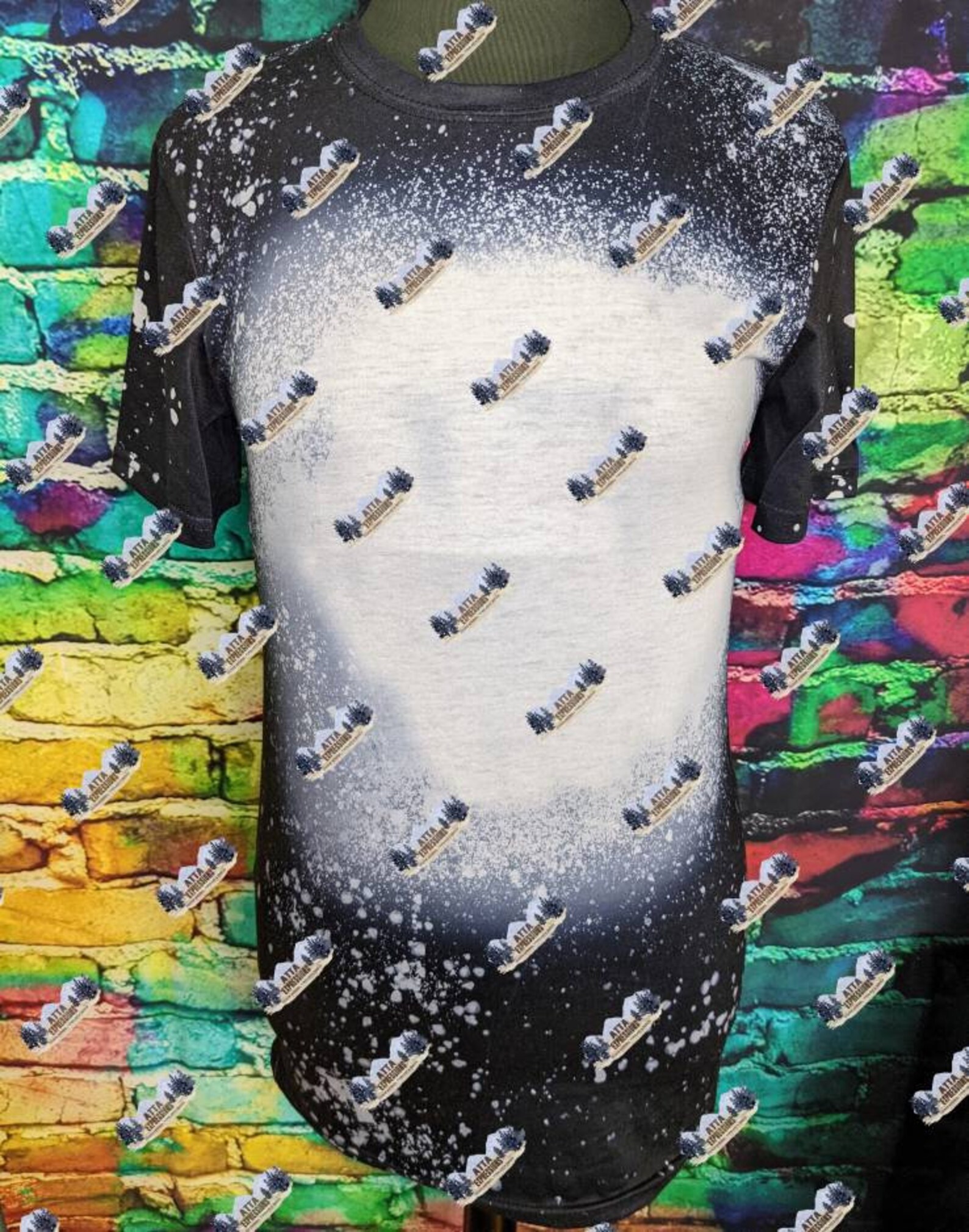 faux bleached shirts bulk