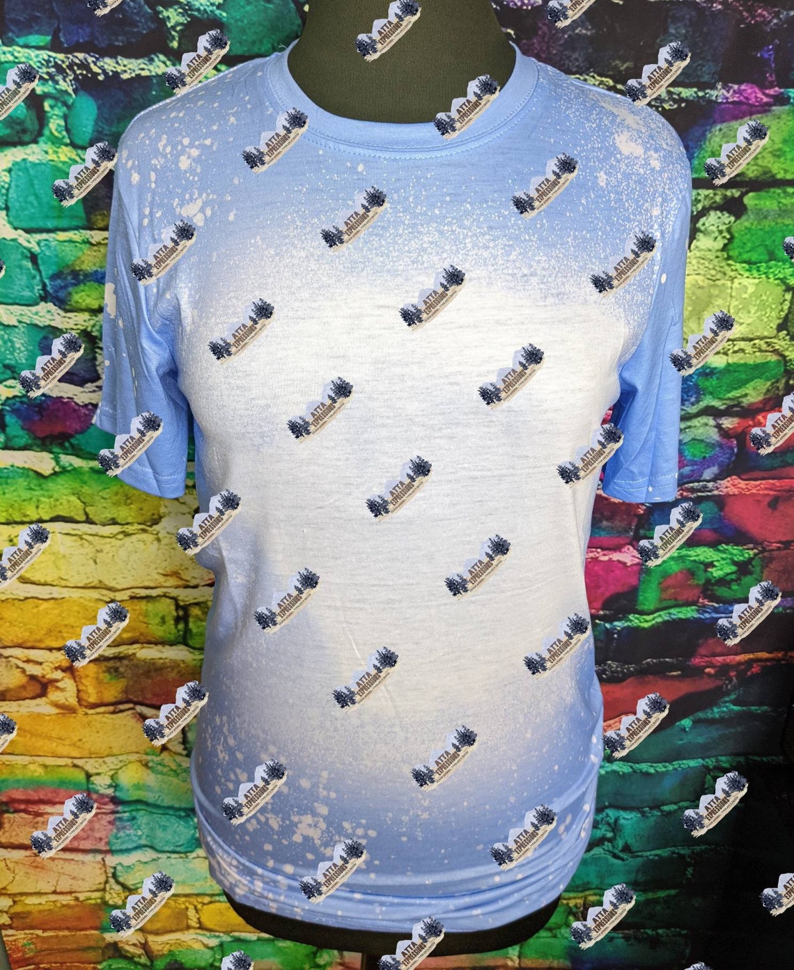 faux bleached shirts bulk