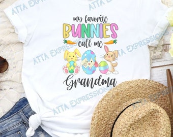 Bunnies call me Grandma T-shirt