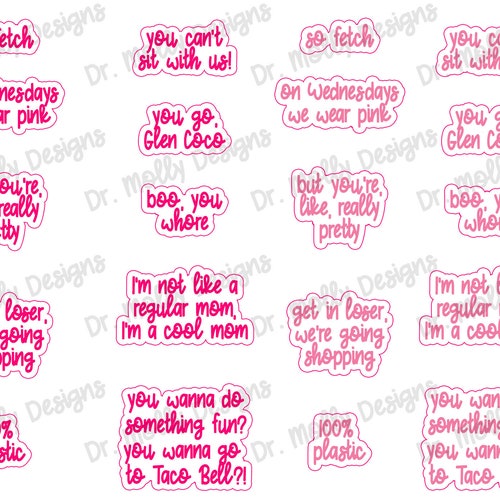 Fetch Quotes Printable Planner Stickers Printable Quote - Etsy