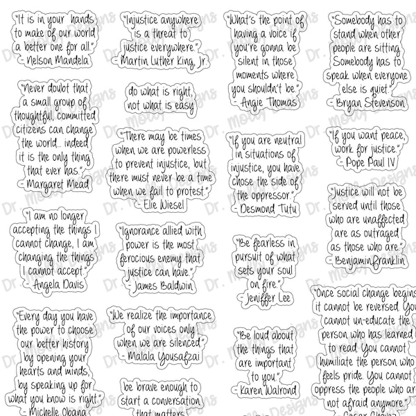 Quote Stickers - Etsy