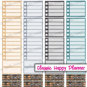 Finals Week Printable Weekly Planner Stickers Printable - Etsy