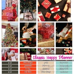 Christmas Presents | Printable Weekly Planner Stickers | Printable Happy Planner Stickers | HP Sticker | Weekly HP Layout | Xmas | December