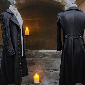 Leather coat