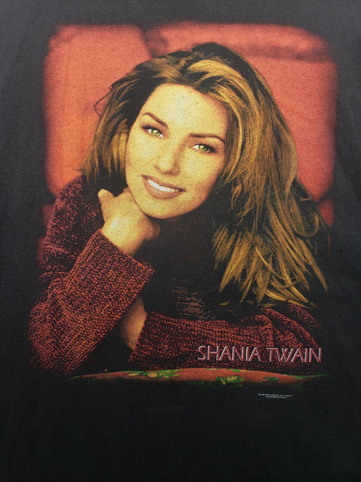 Vintage Single Stitch Shania Twain 1998 T Shirt