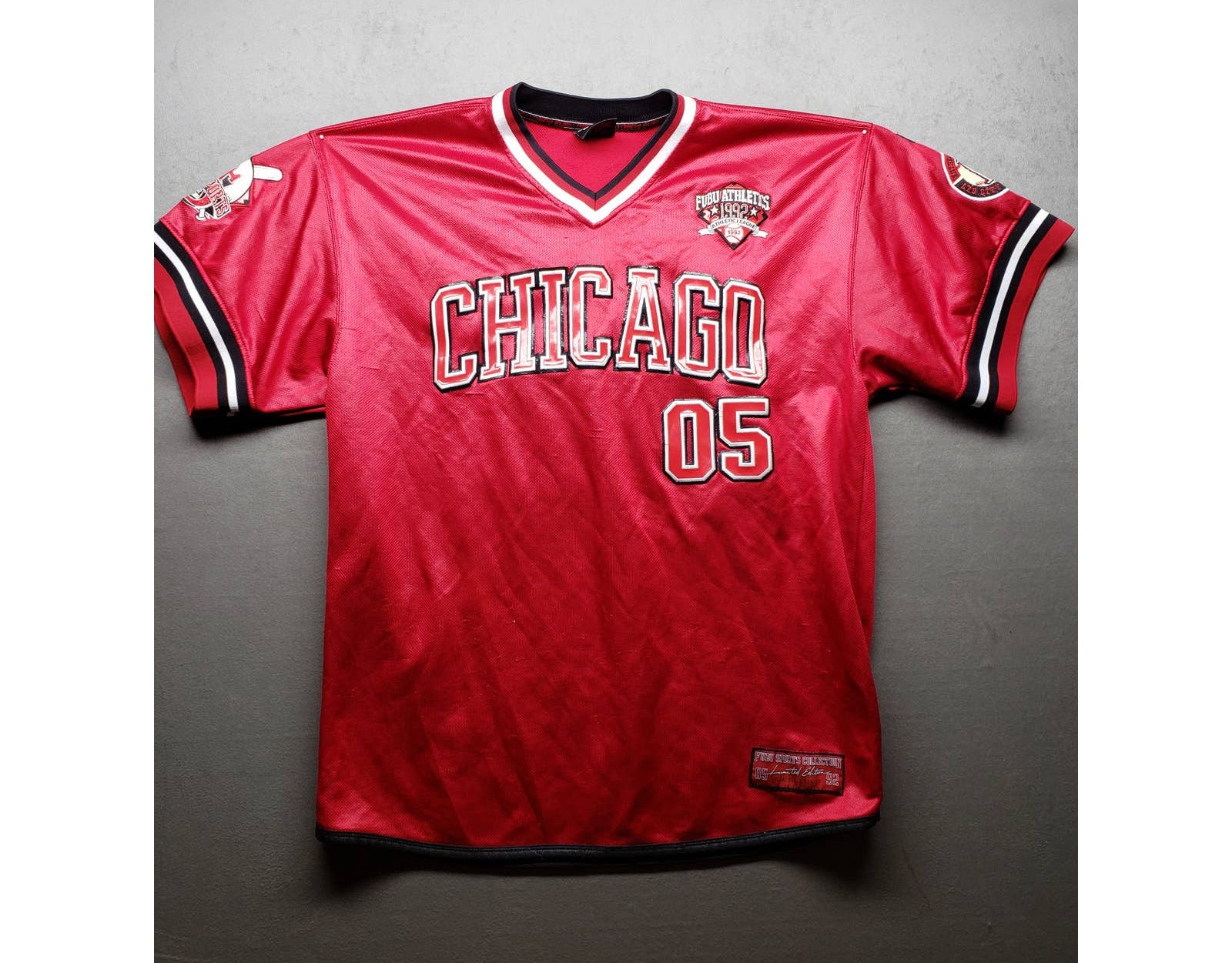 FUBU, Shirts, Vintage Fubu Athletic Chicago Bulls Jersey City Series Men  Size Xl