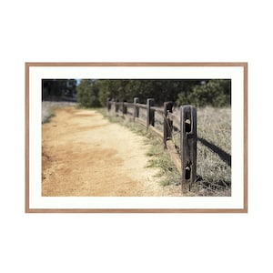 Santa Rosa Plateau Fence Photography Print: California Nature Art