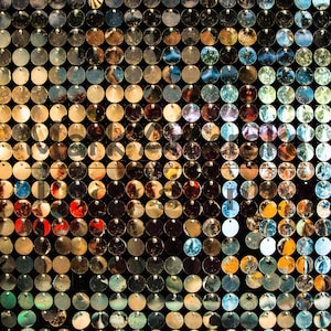 Digitaler Download Glänzende Bunte Kreise Wand Hintergrund, Foto Textur, Digitaler Hintergrund, Sofortiger Download, Stock Fotografie