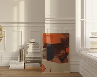 Does This Still Apply Art Print - [Retro Vintage Vibes Collage Art,Elegant Wall Decor, Retro Wall Art]