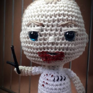 Hannibal Lecter Amigurumi Pattern - Darth Makers PDF TUTORIAL