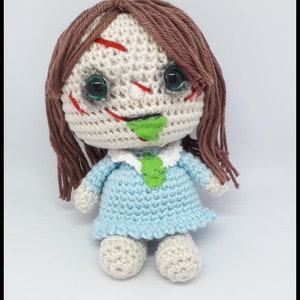 The Exorcist - Reagan McNeil Amigurumi Pattern - Darth Makers PDF TUTORIAL