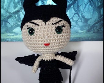 Maleficent Amigurumi Pattern - Darth Makers PDF TUTORIAL