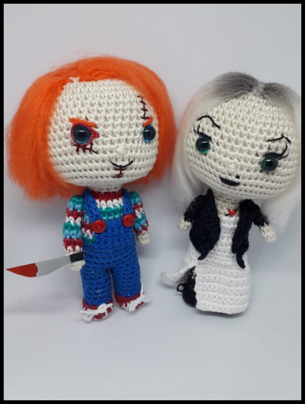 Chucky and Tiffany Amigurumi Pattern Darth Makers - Etsy