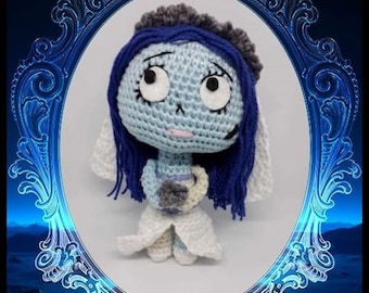 Emily, the Corpse Bride Amigurumi Pattern - Darth Makers PDF TUTORIAL