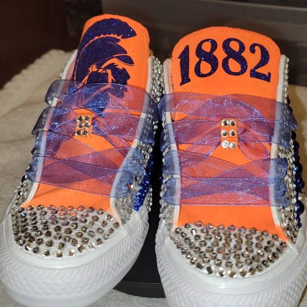 Virginia State University bling shoe