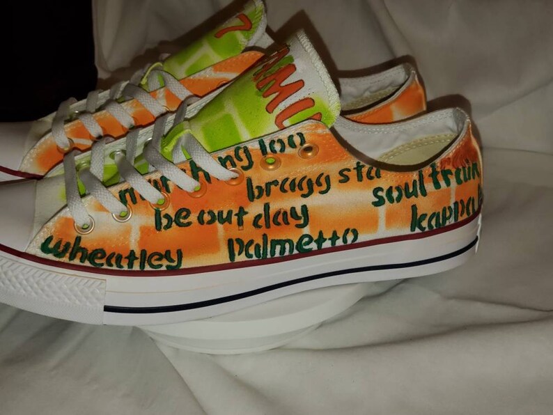 Famu Graffiti Shoe Etsy