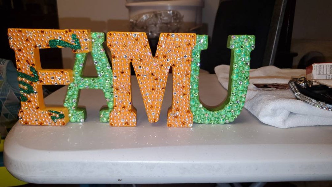 Custom Famu Wood Letters - Etsy UK