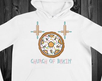 CHURCH OF BAKIN’ White Hoodie
