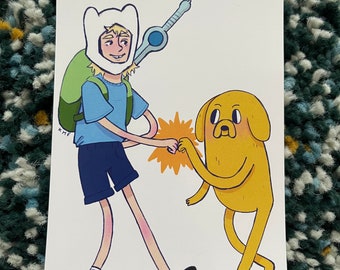 Adventure Time Finn and Jake Print