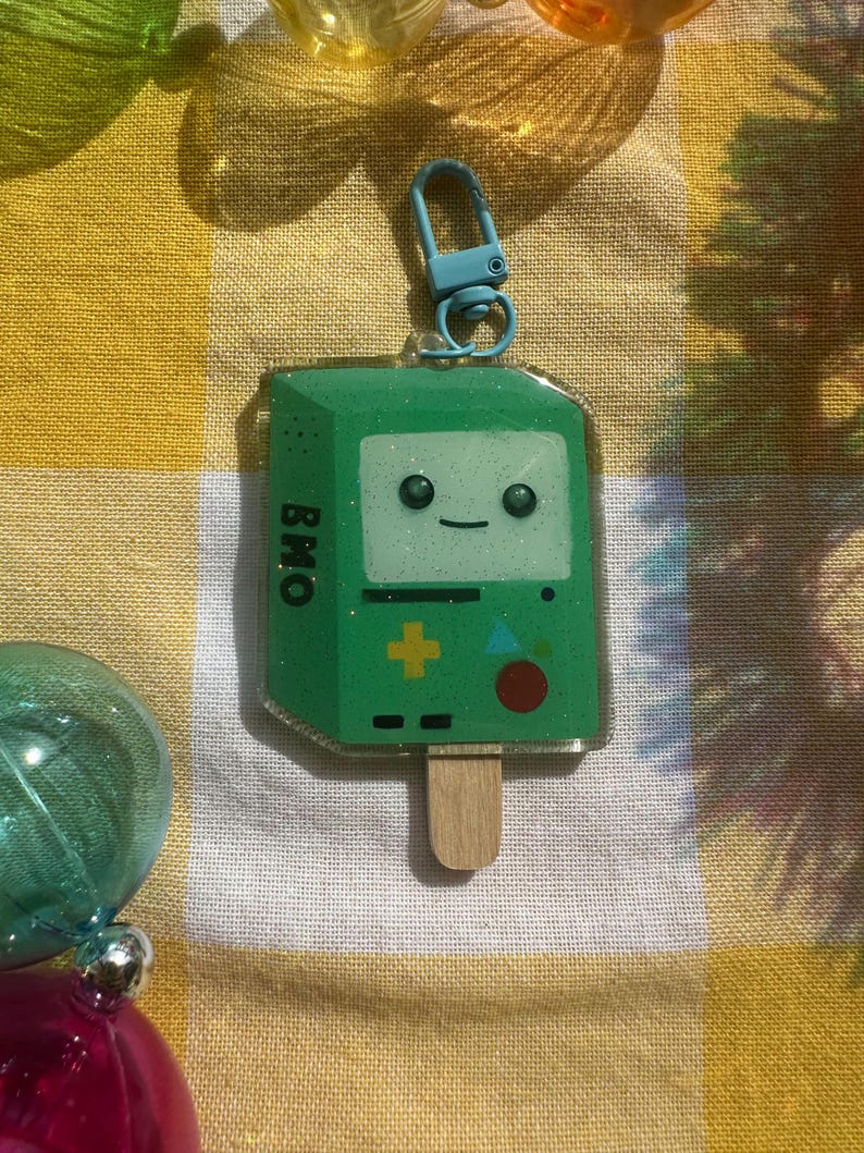 BMO Ice Pop Keychain - Etsy