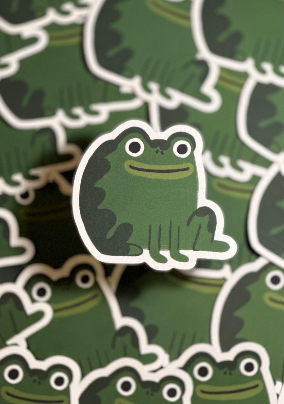 Frog Sticker (OTGW) - Etsy