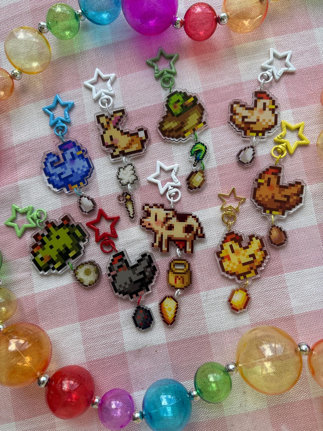 Stardew Valley Dangle Keychains - Etsy