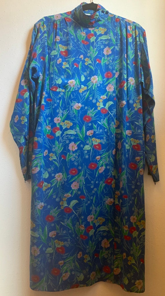 Vintage Silk Ungaro Dress Solo Donna Paris Size 44