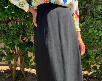 Vintage Yves Saint Laurent Rive Gauche Skirt Size 42 Made in France