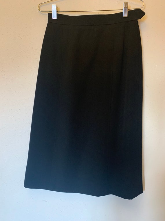 Vintage Yves Saint Laurent Rive Gauche Skirt Size… - image 4
