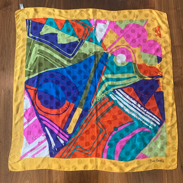 Vintage Pierre Cardin Silk Scarf