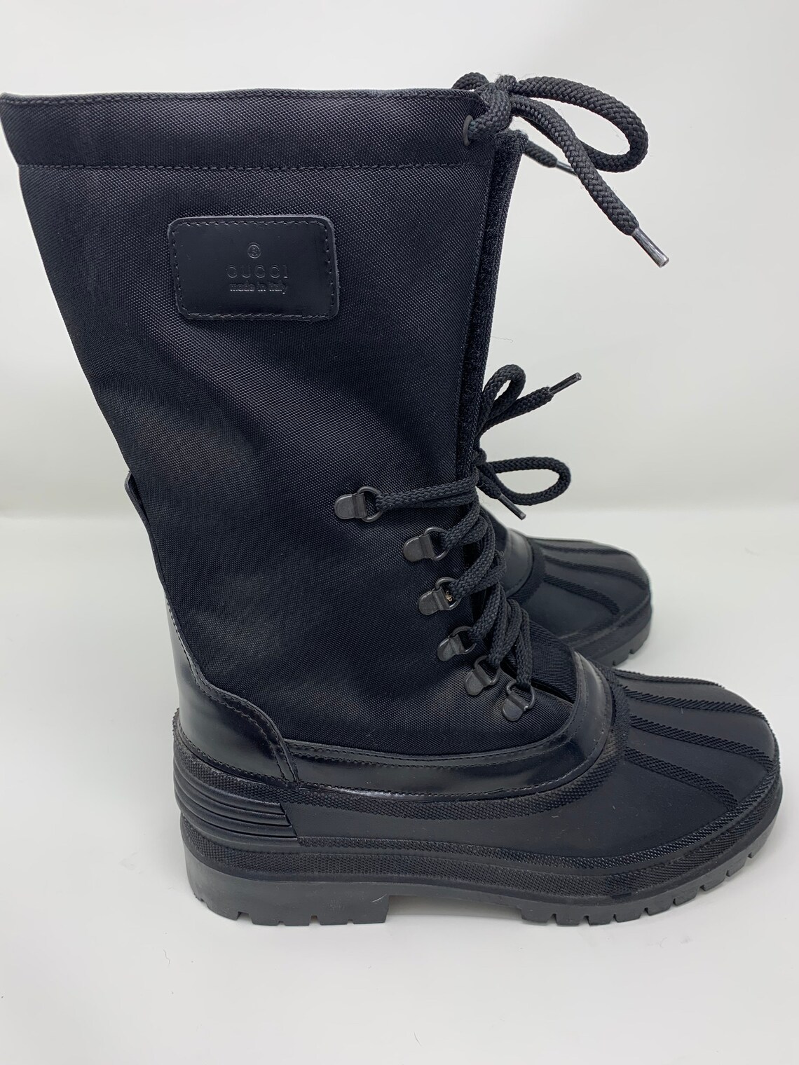 Gucci Snow Boots Size 8 Made In Italy Etsy