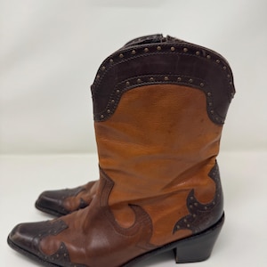 Stuart Weitzman Cowboy Boots with studs size 7.5