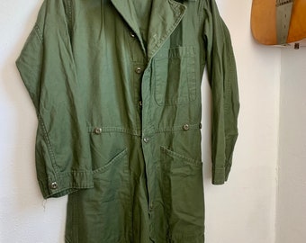 Mens Vintage Military Boiler Suit Coveralls size Small