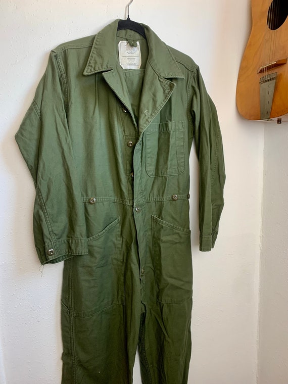 Mens Vintage Military Boiler Suit Coveralls size … - image 3