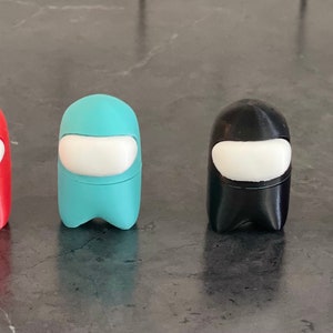 3D printed Among Us figurine Made to order in 11 colors to choose from image 3