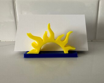 3D printed Sun business card holder!