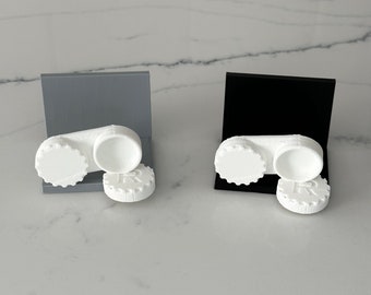 3D Printed Contact Lens Case Business Card Holder!  Optician, Optical, Optometrist, Ophthalmic