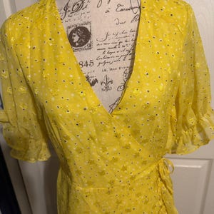 Zimmerman Champagne Silk Wrap Midi Dress Size 6 NWT