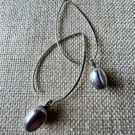 Sterling Silver Threader Dangle Earrings.925 2 1/… - image 4