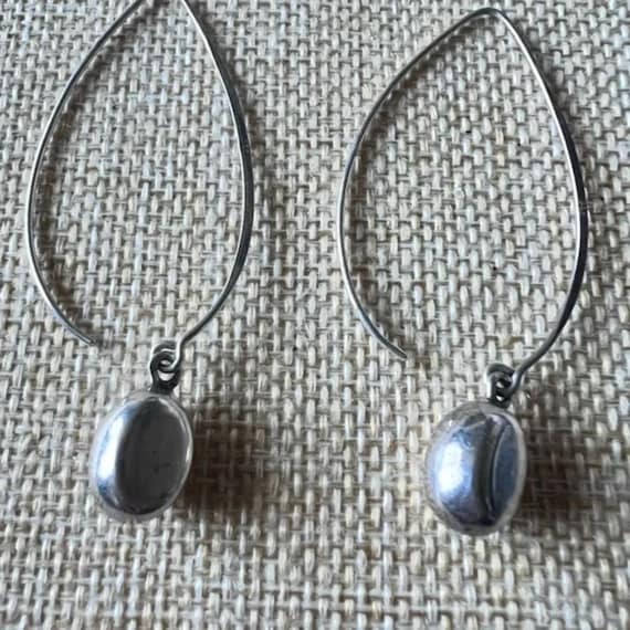 Sterling Silver Threader Dangle Earrings.925 2 1/… - image 6