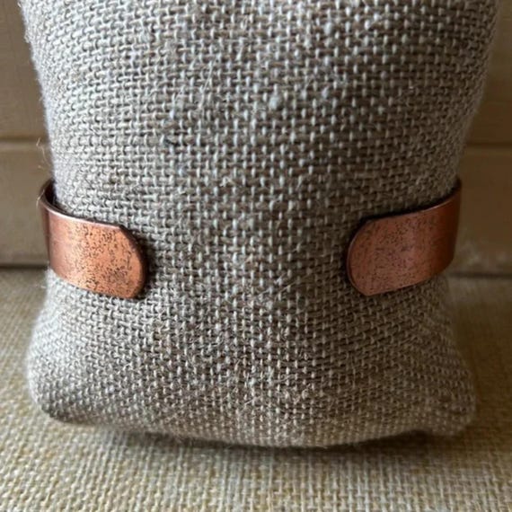klitzner USA Solid Copper Cuff Bracelet 2 Cor. 3:… - image 6