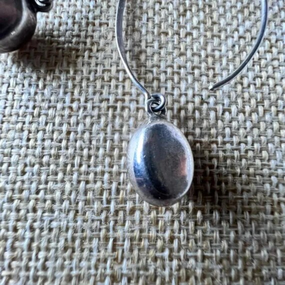 Sterling Silver Threader Dangle Earrings.925 2 1/… - image 1