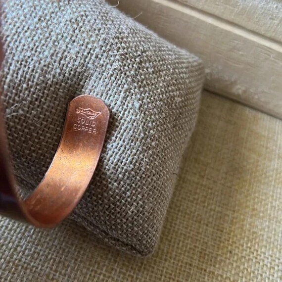 klitzner USA Solid Copper Cuff Bracelet 2 Cor. 3:… - image 8