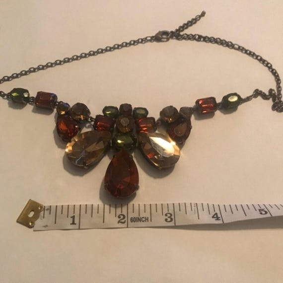 Chunky statement Necklace multiple Color acrylic - image 4