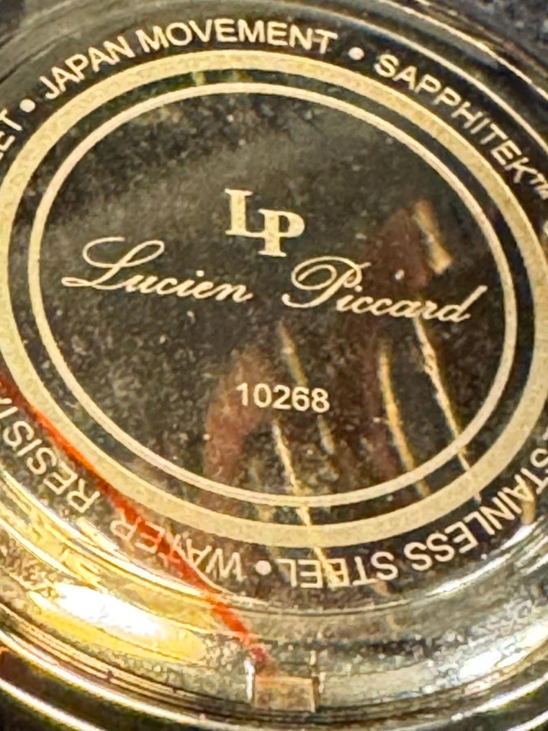 Lucien Piccard Wrist Watch #10268 (needs battery) image 6