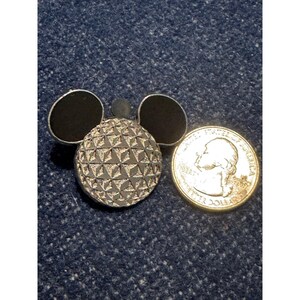 Disney Parks Epcot Spaceship Earth 3D Texture Trading Pin