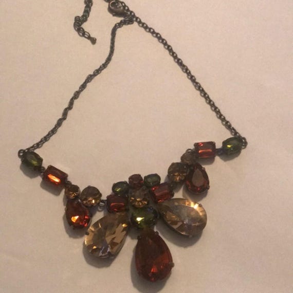 Chunky statement Necklace multiple Color acrylic - image 2