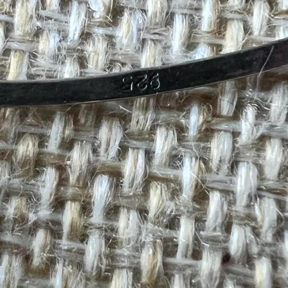 Sterling Silver Threader Dangle Earrings.925 2 1/… - image 2