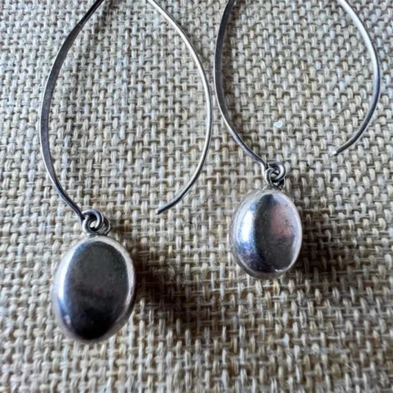 Sterling Silver Threader Dangle Earrings.925 2 1/… - image 3